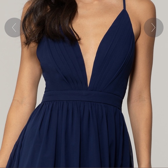 Navy Prom dress - Picture 2 of 3